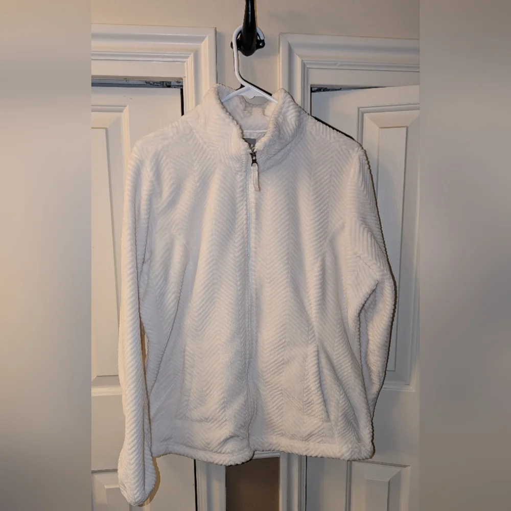 Free2B Butter Fleece Full-Zip Jacket, Creamy White, L NWOT - Picture 11 of 12